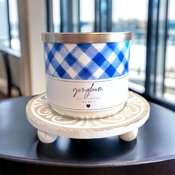 Bath And Body Works GINGHAM Candle BBW - Picture 1 of 6